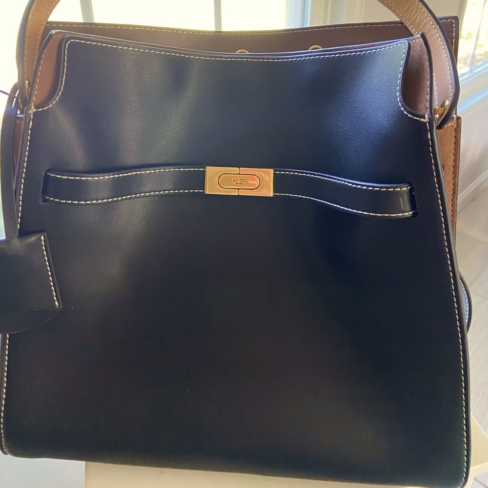 SOLD!!!! Tory Burch double Lee large black
